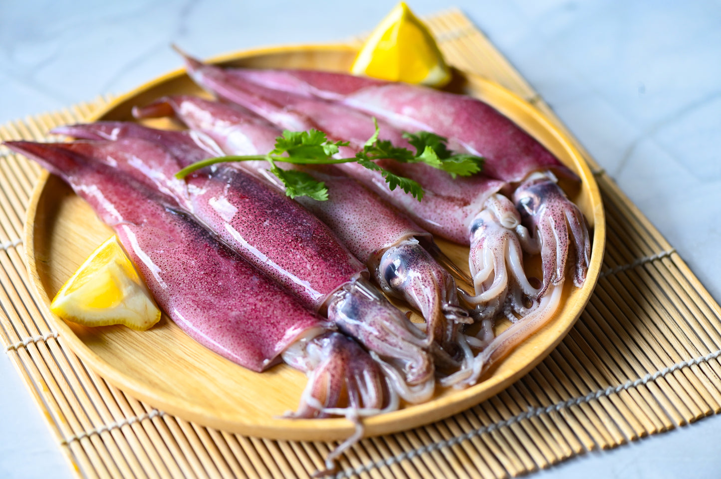 Raw Loligo Squid Whole Clean 40/60 1kg - Frozen